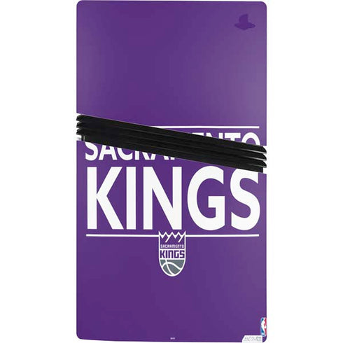 NBA Sacramento Kings Standard - Purple PS5 Pro Console Skin